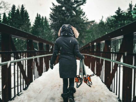 Rutas de raquetas de nieve en Rovaniemi