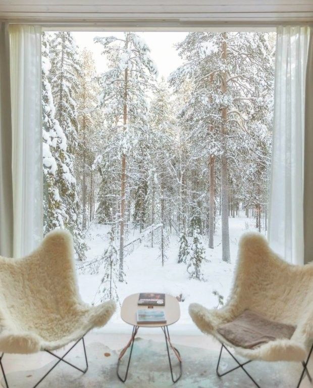 Viaje de lujo en Rovaniemi bajo la nieve