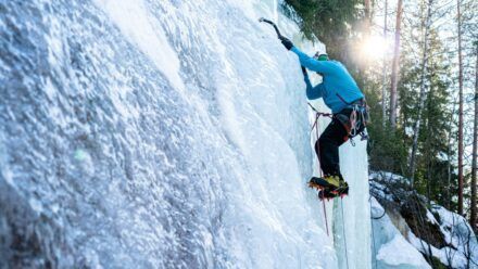 Escalada en hielo en Rovaniemi